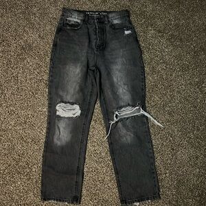 Vanilla Star Jeans 90's High Wasted Distressed